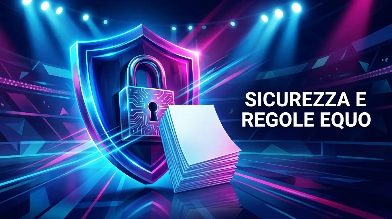 Lucchetto scudo e documenti come simboli delle regole CHEXX