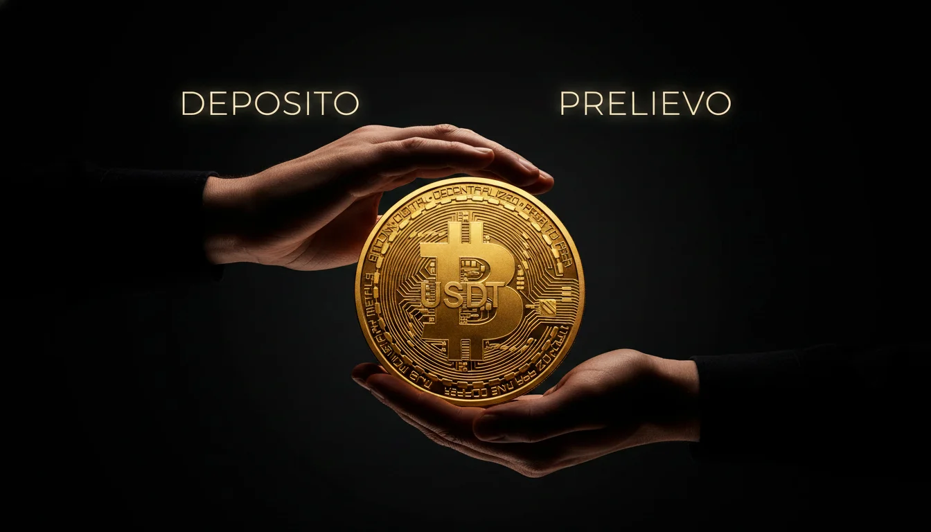 Depositi e prelievi USDT su bookmaker: tempi, fee e procedura