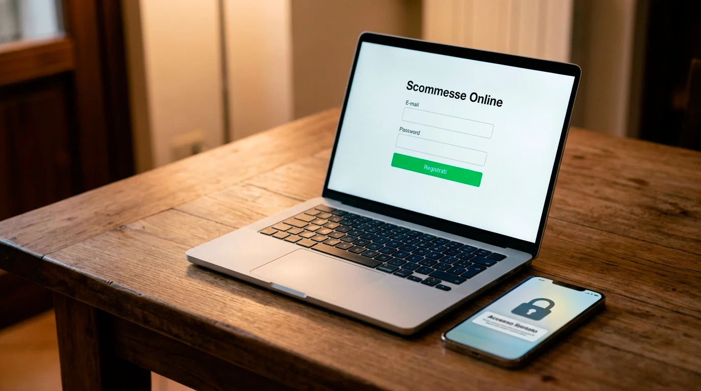 Schermata di registrazione su un bookmaker offshore con campo USDT e nessun controllo RUA visibile