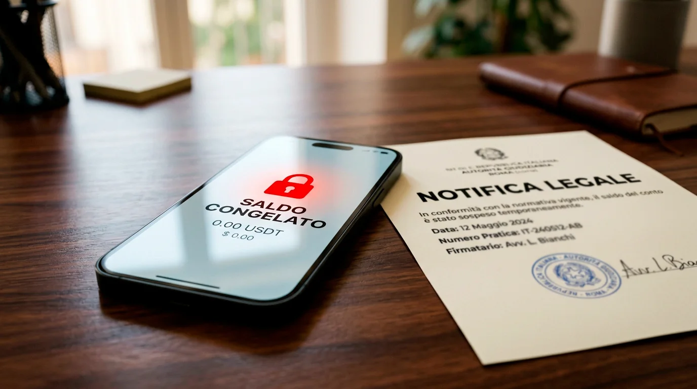 USDT congelati dopo una vincita: come e quando può succedere
