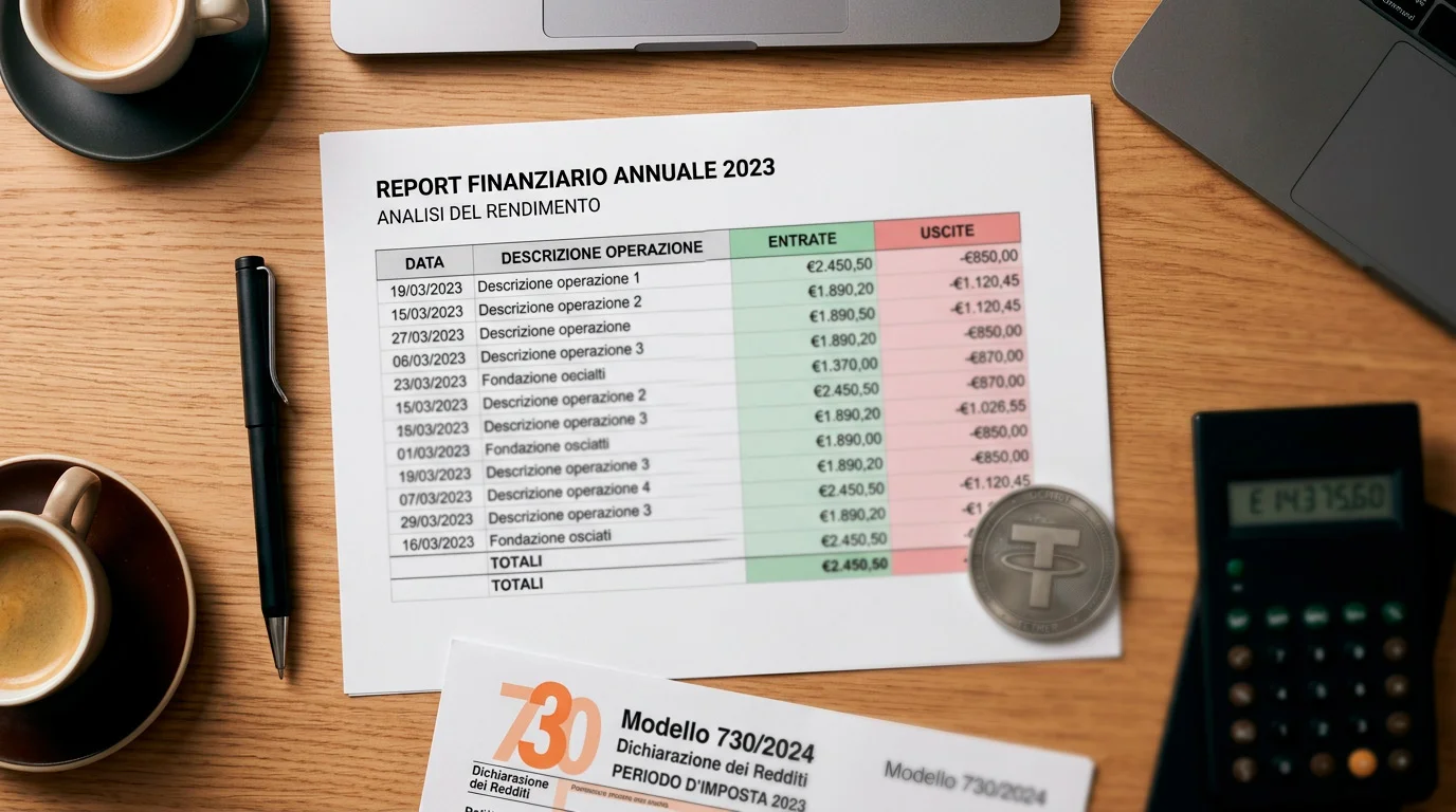 Perdite in USDT da scommesse: si possono compensare a livello fiscale?